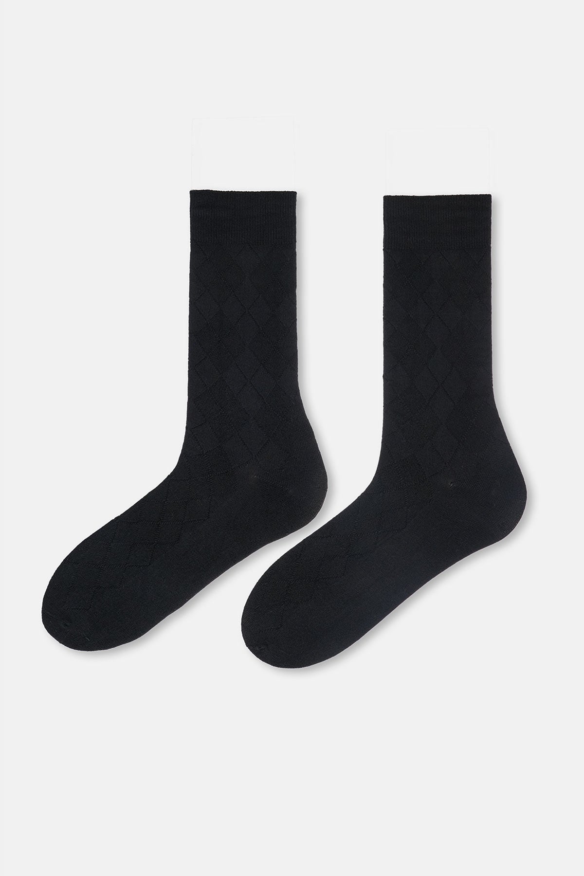 Erkek Baklava Desen Bambu Çorap