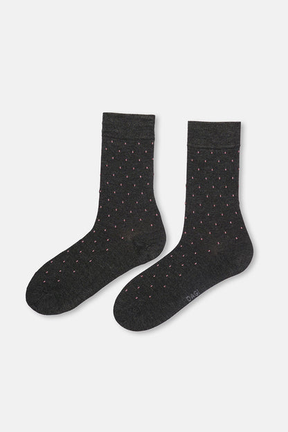 Erkek 2'li Mini Desen Bambu Çorap