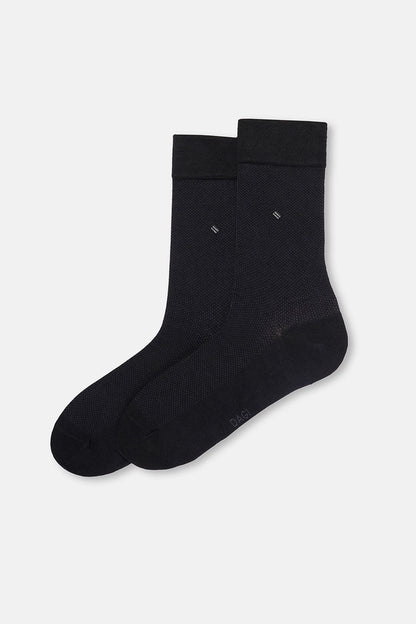 Erkek 2'li Üçgen Desenli Bambu Çorap