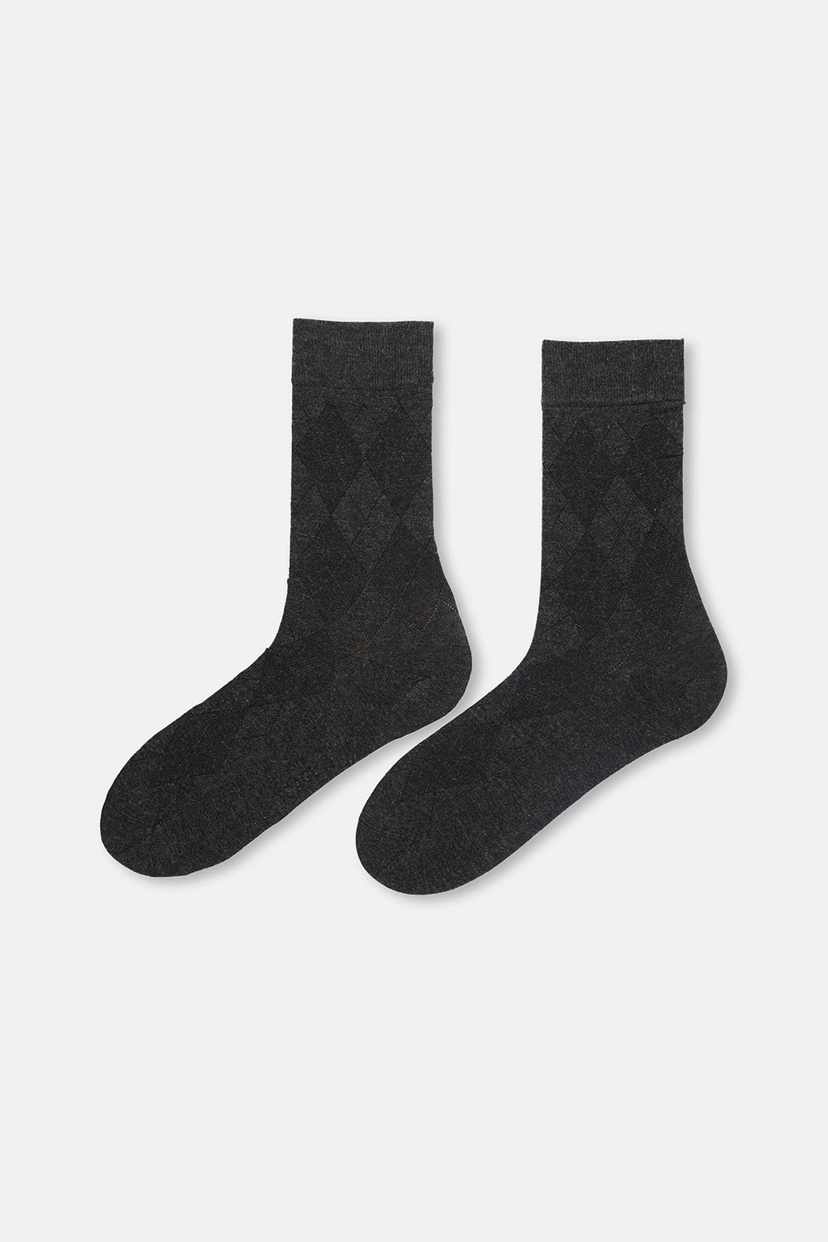 Erkek 2'li Baklava Desen Bambu Çorap