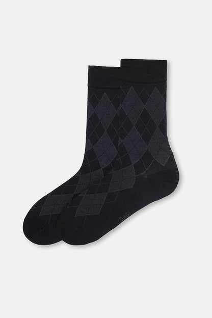 Erkek 2'li Baklava Desen Bambu Çorap