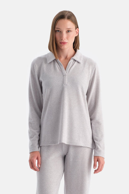 Polo Yaka Uzun Kollu Basic Üst