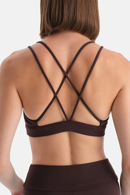 Kadin Sirt Çarpraz Askili Sporcu Sütyeni