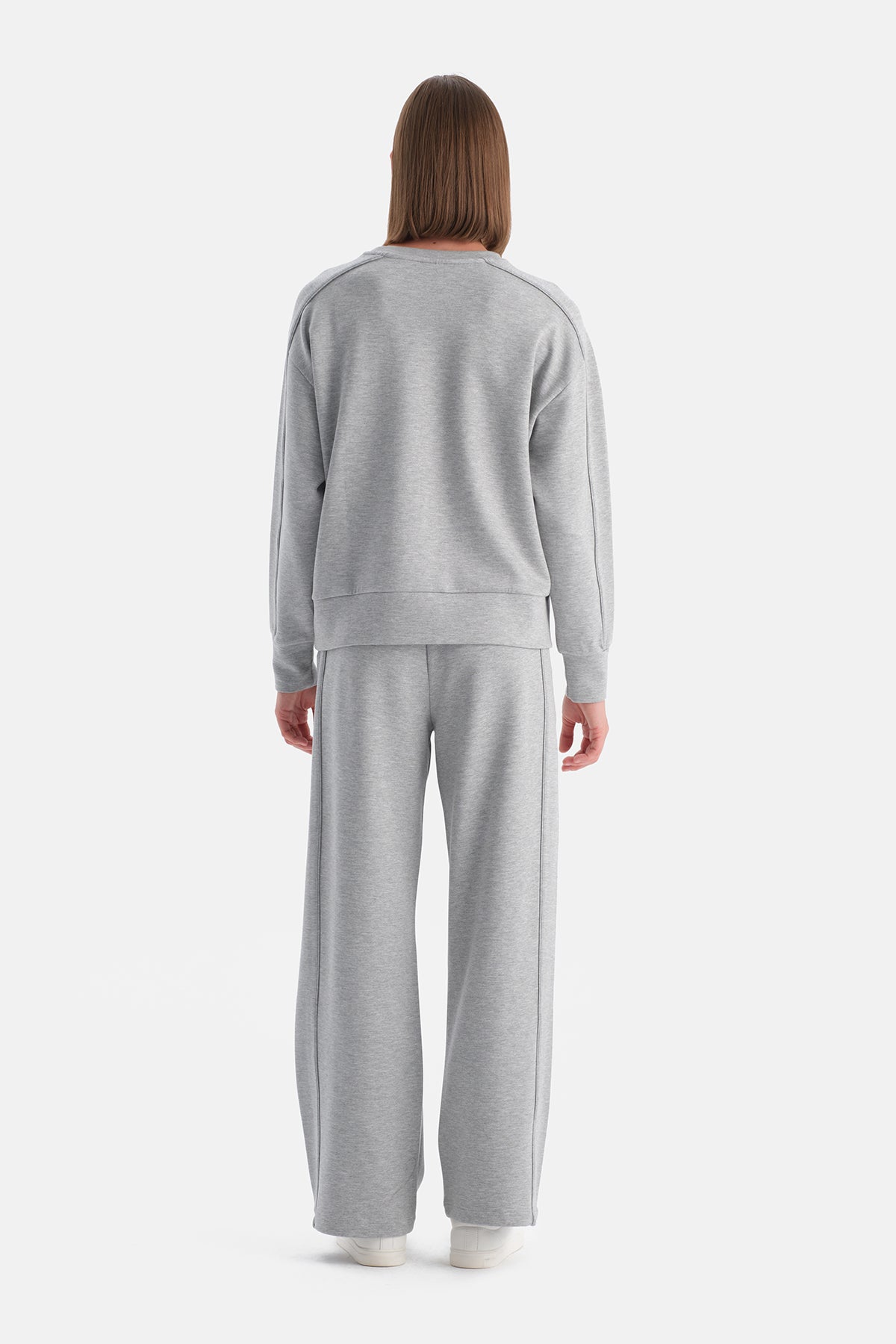 Bis Yaka Polyviskon Sweatshirt