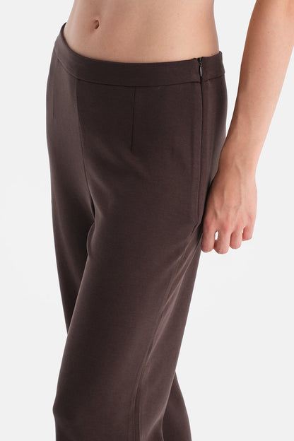 Gizli Fermuarli Modal Pantolon