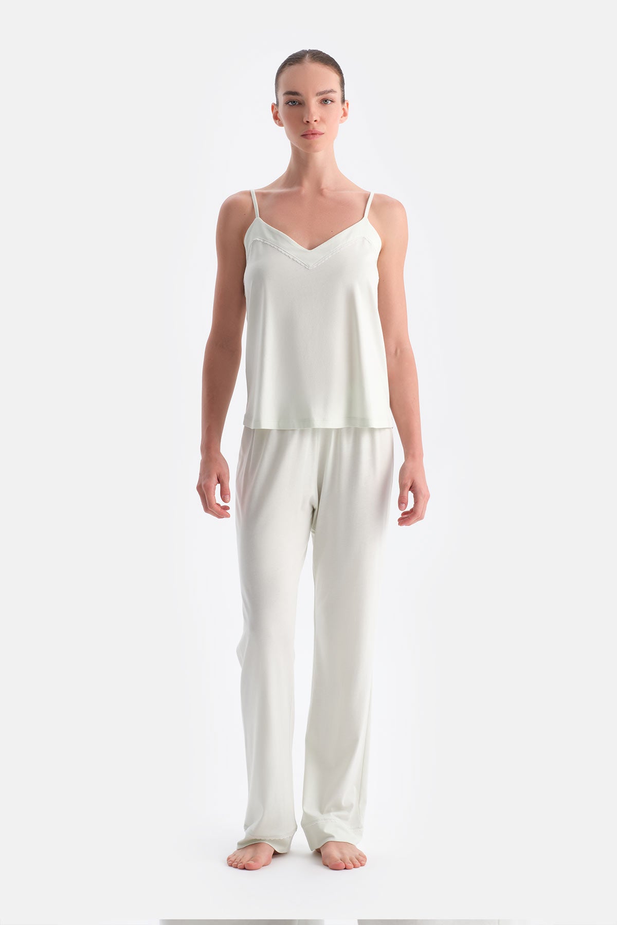 Dantel Detayli Atlet Pantolon Takim