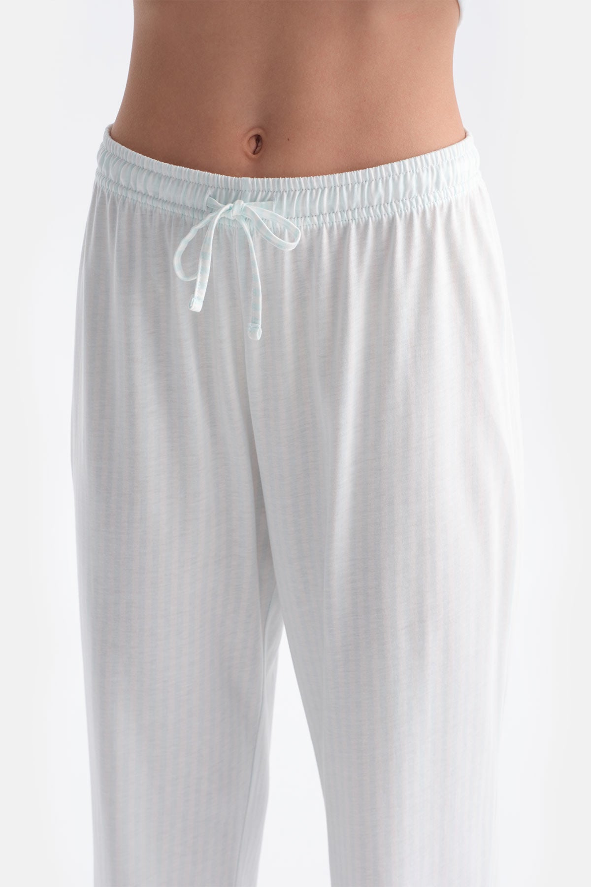 Çizgili Gömlek Pantolon Takim