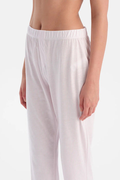 Çizgili Gömlek Pantolon Takim