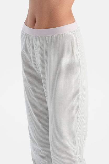 Baskili Uzun Kollu Tişört Pantolon Takim