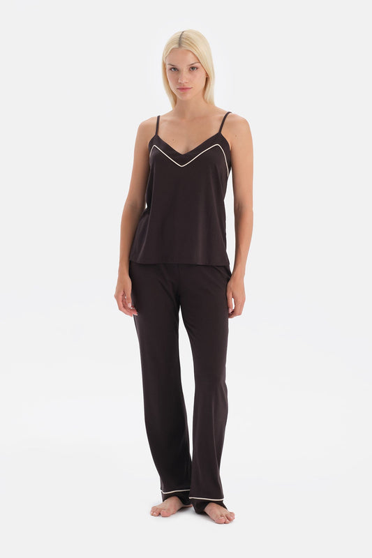 Biye Detayli Atlet Pantolon Takim