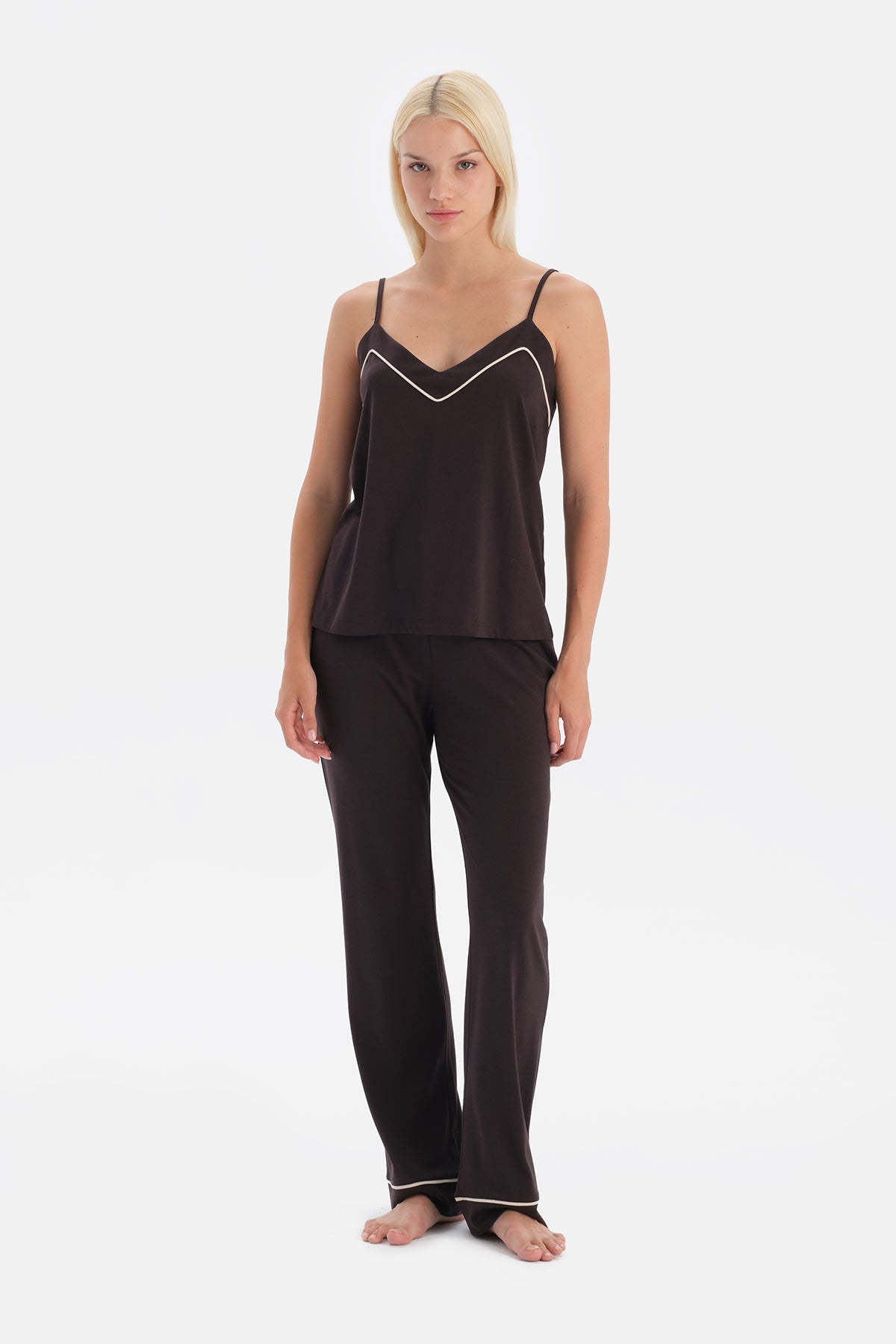 Biye Detayli Atlet Pantolon Takim