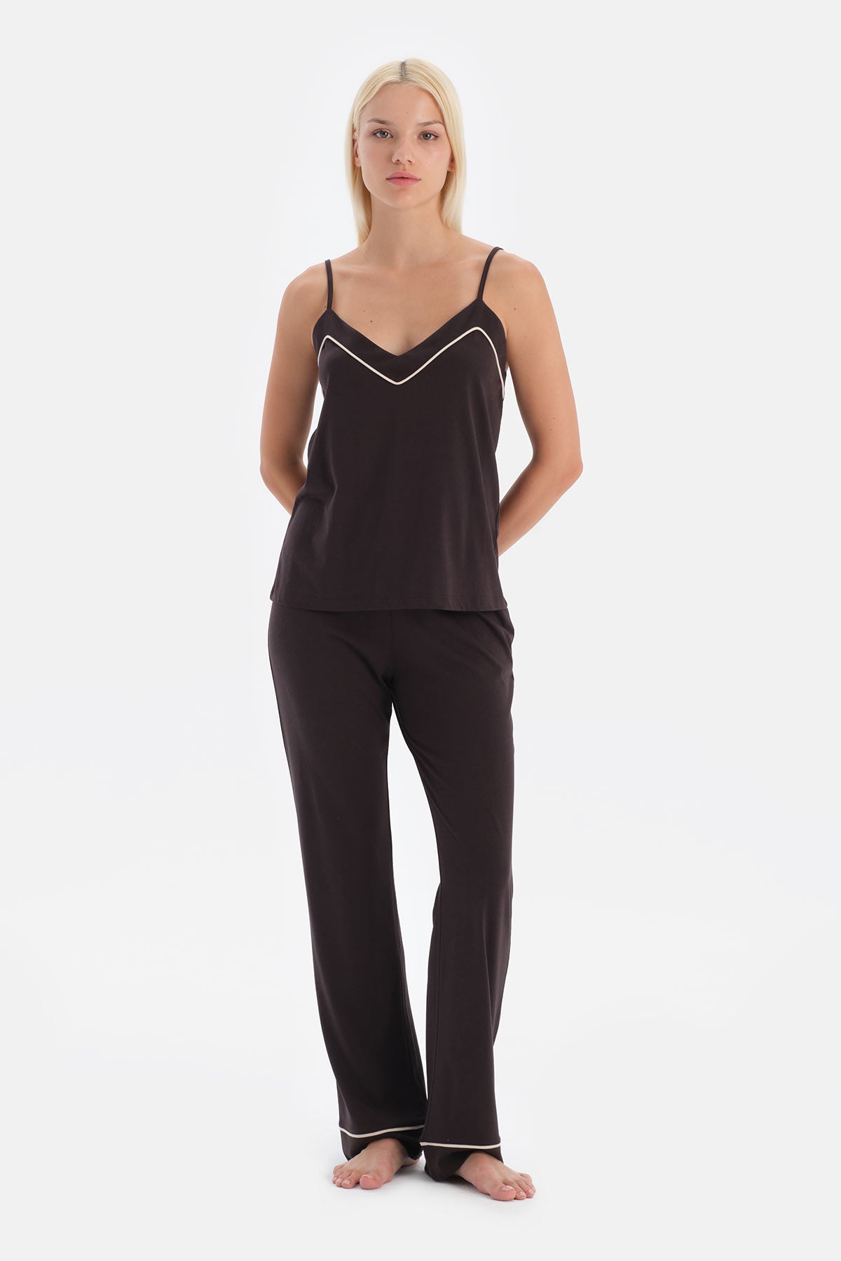 Biye Detayli Atlet Pantolon Takim