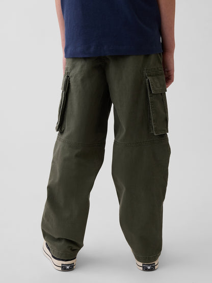 Haki Loose Kargo Pantolon