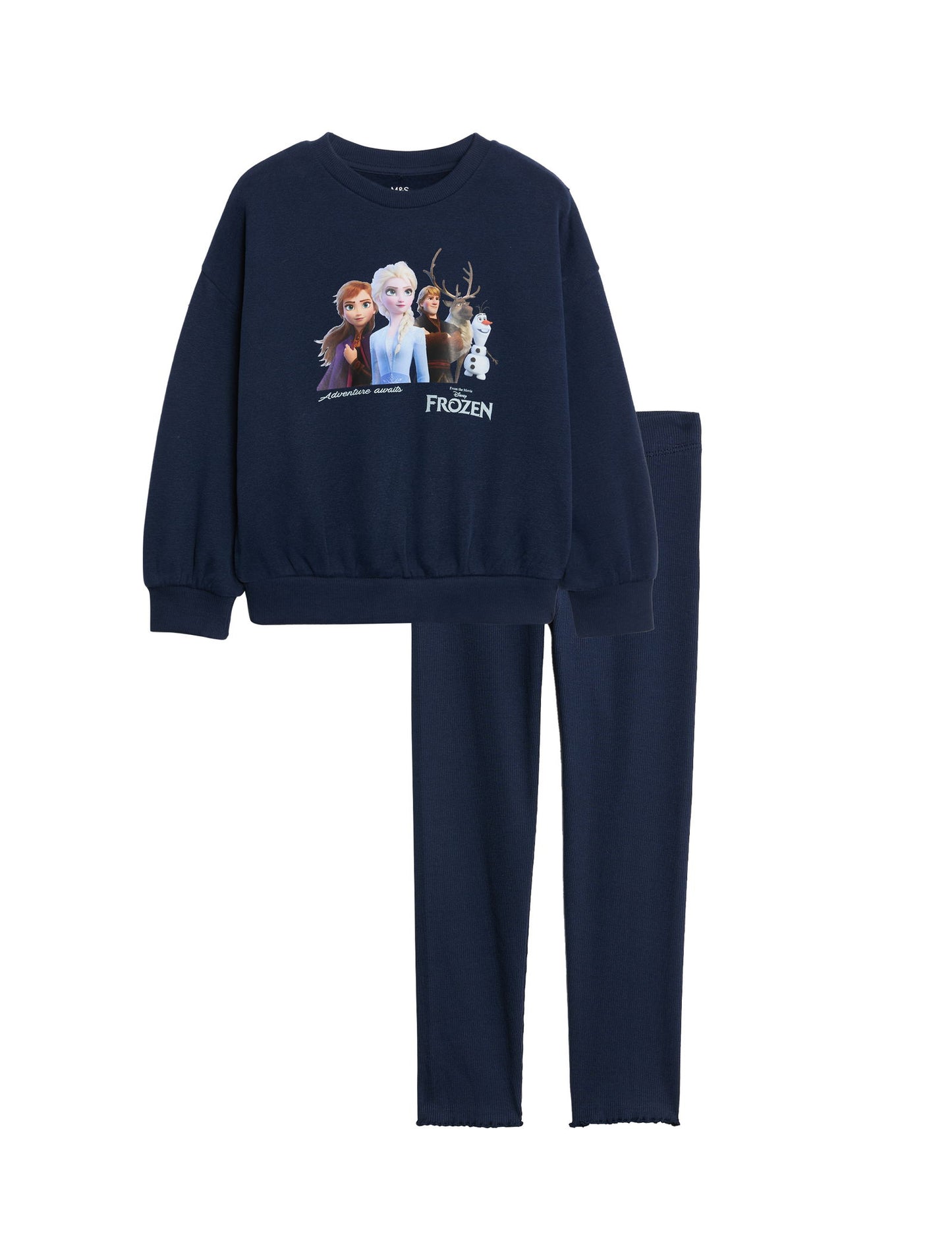 2'li Frozen Sweatshirt Ve Tayt Seti (2–8 Yaş)