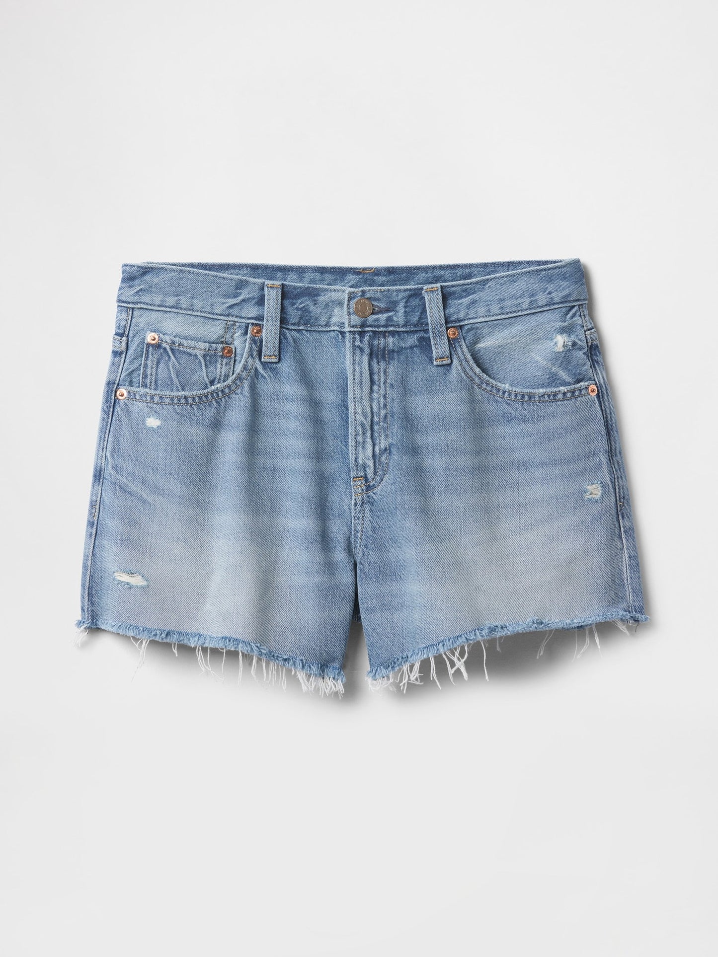 Açık Mavi 4 Mid Rise Ultrasoft Relaxed Şort