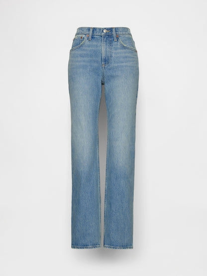 Mavi Mid Rise Relaxed Straight Jean Pantolon