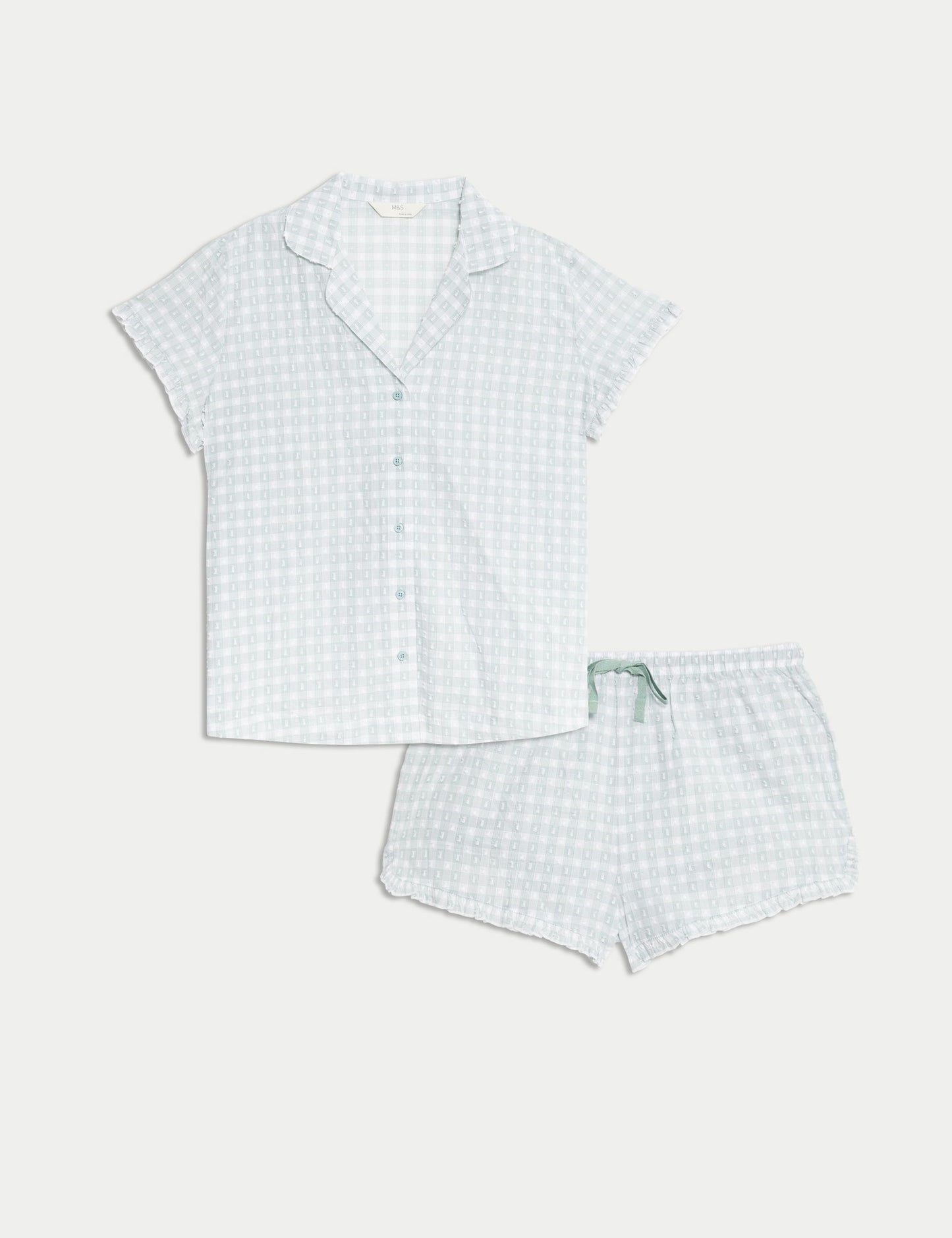 Pamuklu Kısa Pijama Takımı