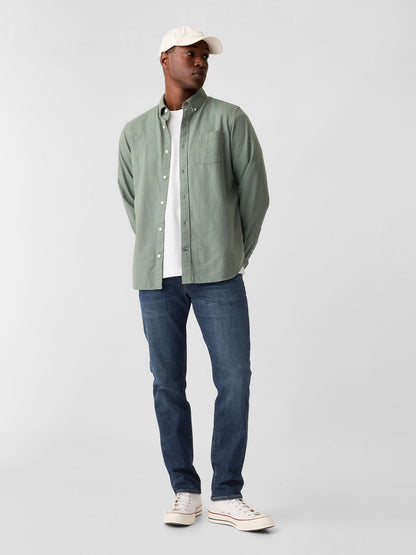Koyu Mavi Slim Gapflex Jean Pantolon