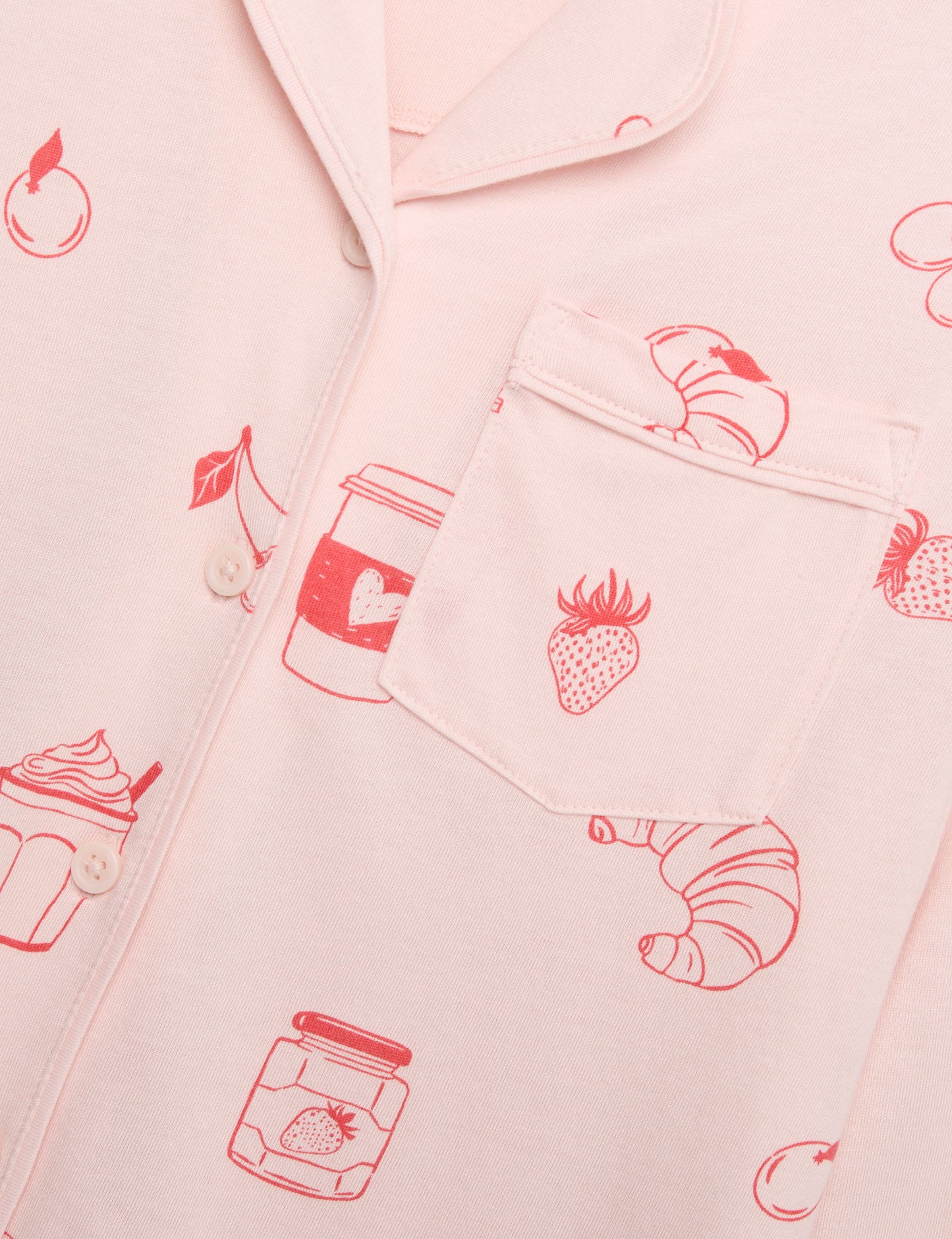 Desenli Pijama Takımı