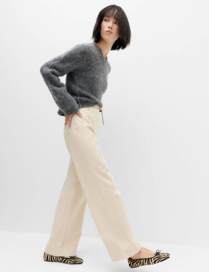 Yüksek Bel Wide Leg Pantolon