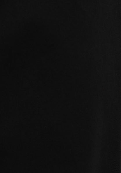 Slim Fit Orta Bel Düz Paça Erkek Siyah Düğmeli Pantolon