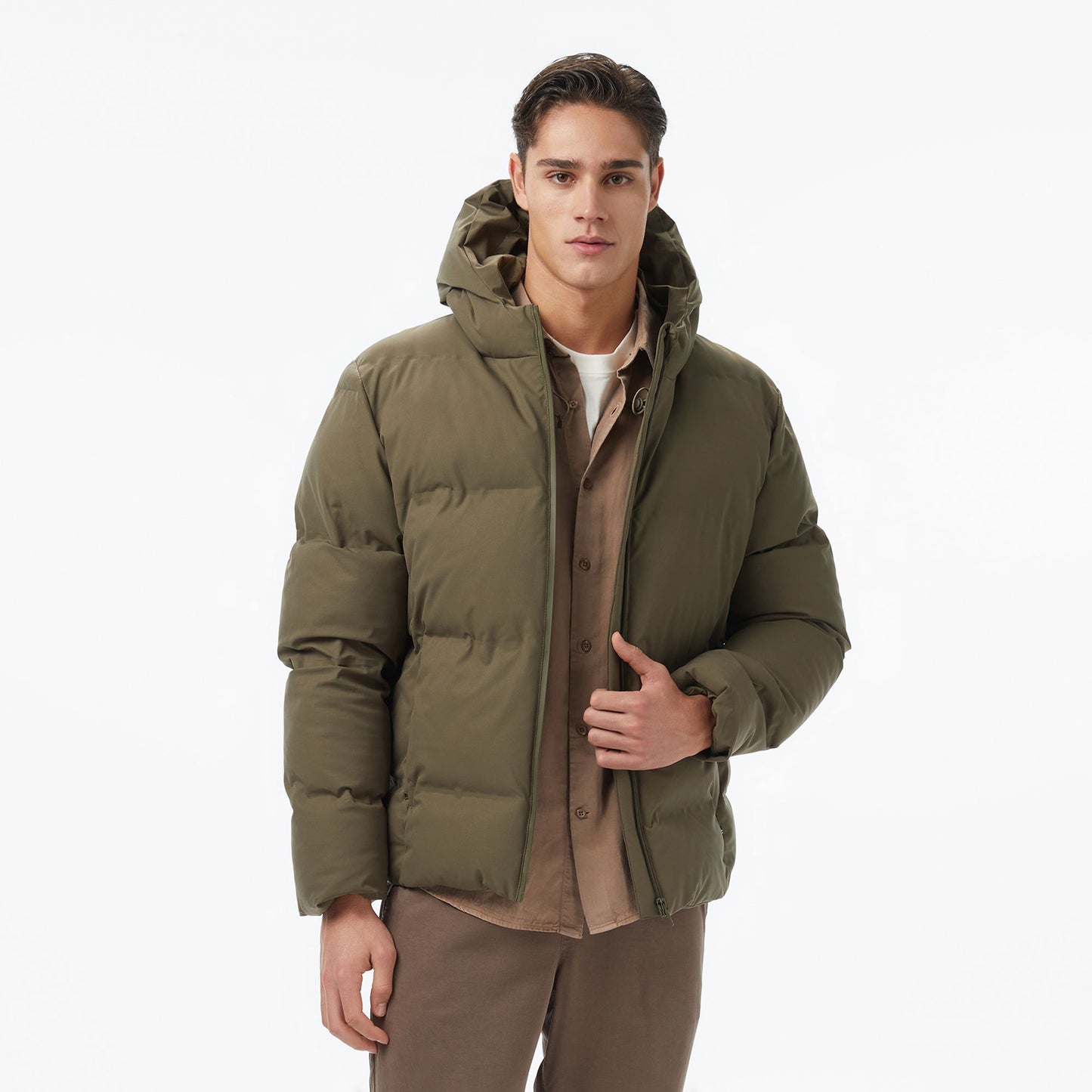 Nautica Erkek Yeşil Regular Fit Mont