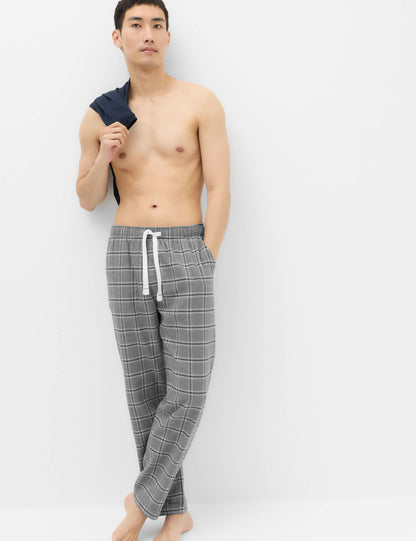 Pamuklu Kareli Pijama Altı