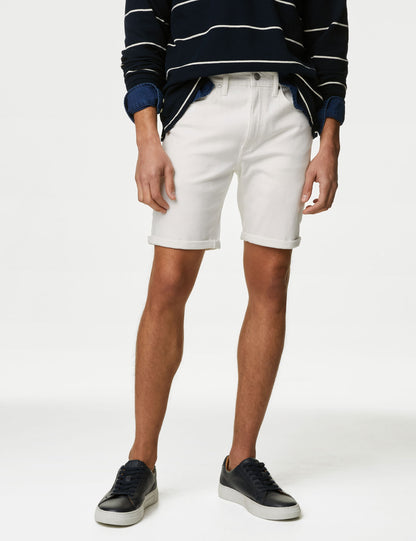 Regular Fit Denim Şort