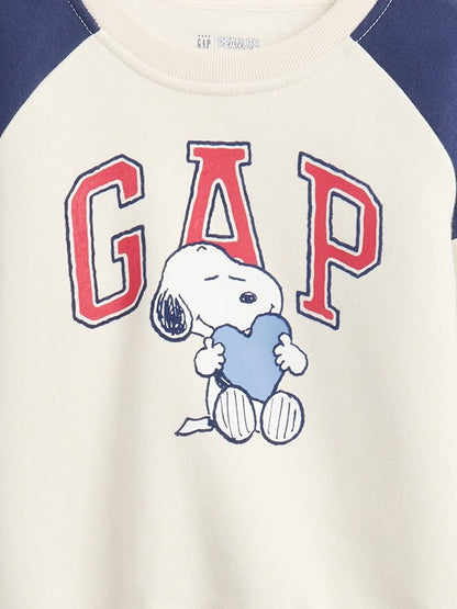Kırık Beyaz Vintagesoft Peanuts Sweat Set