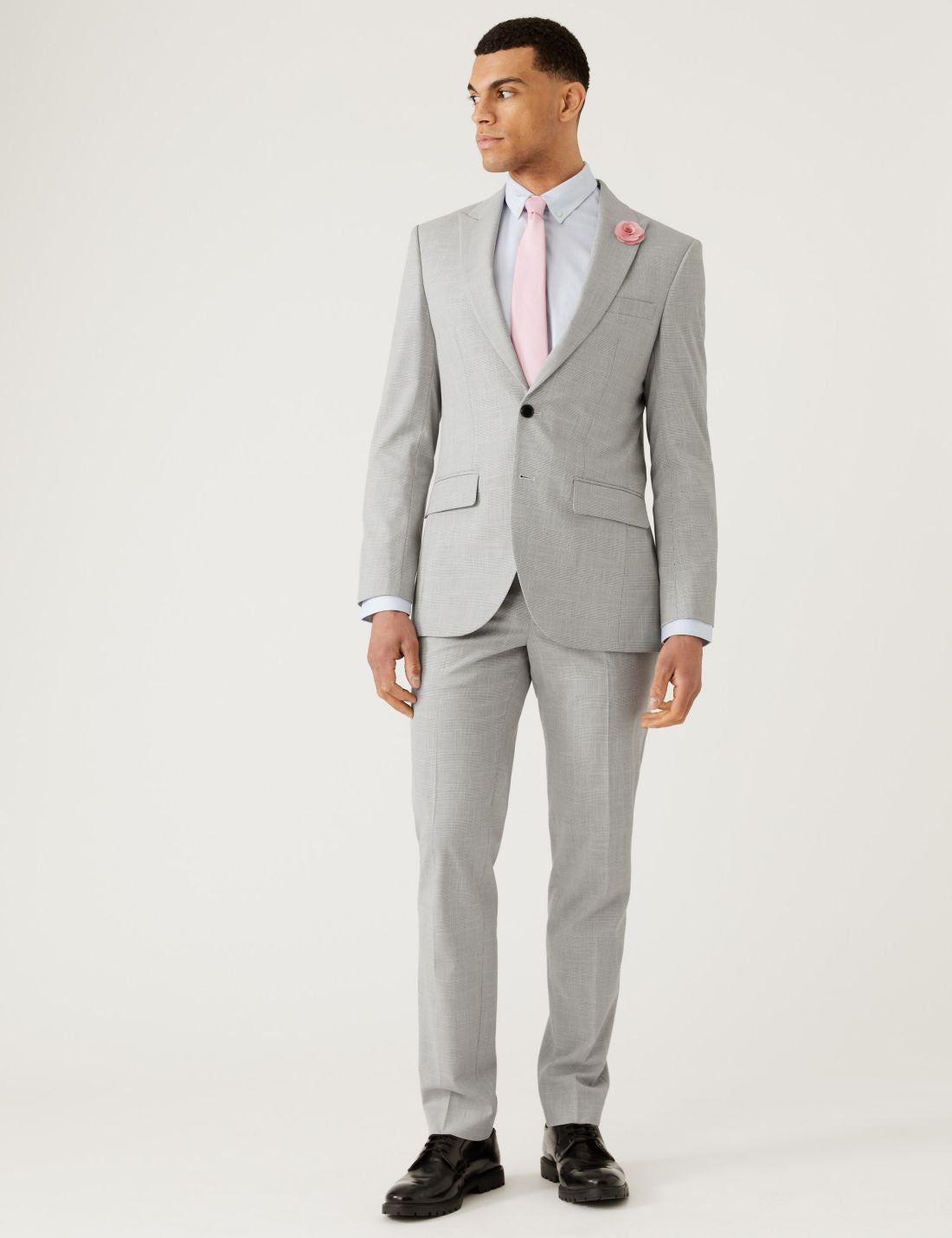 Slim Fit Ekose Desenli Ceket