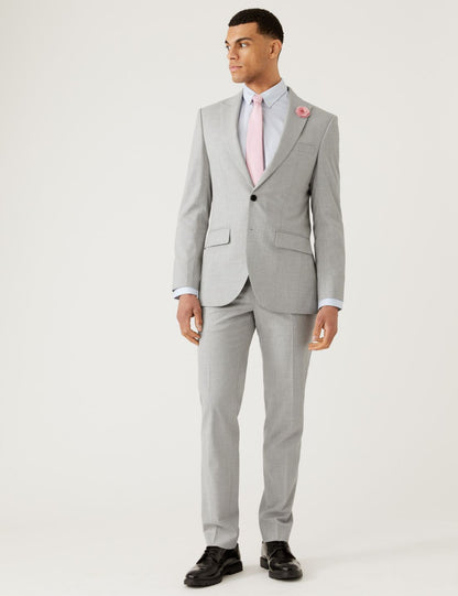 Slim Fit Ekose Desenli Ceket