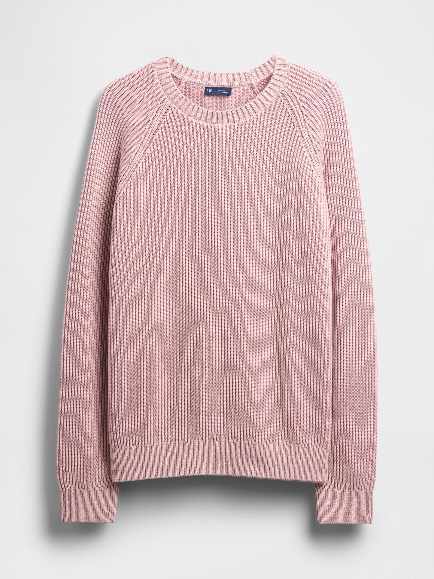 Kırmızı Classic Raglan Bisiklet Yaka Kazak