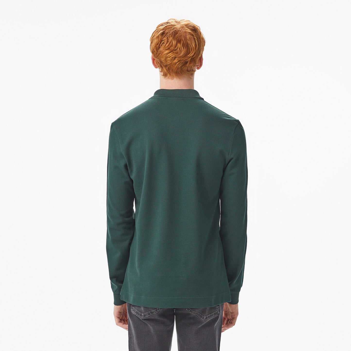 Lacoste Erkek Regular Fit Uzun Kollu Koyu Yeşil Polo