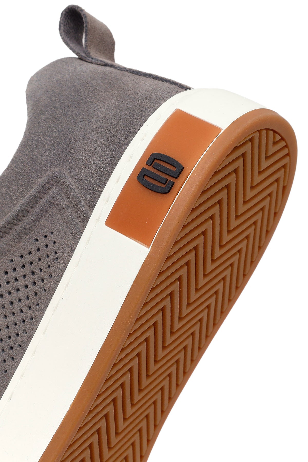 Erkek Gri Bağcıklı Süet Deri Sneaker
