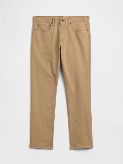 Açık Kahverengi Slim Soft Wear Jean Pantolon