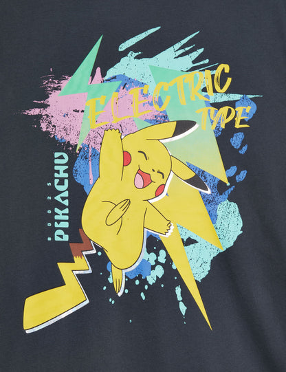 %100 Pamuklu Pokémon:trade_mark: T-shirt Ve Şort Takımı (6–16 Yaş)?