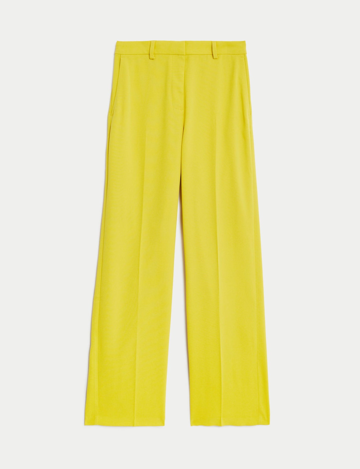 Yüksek Bel Straight Leg Pantolon