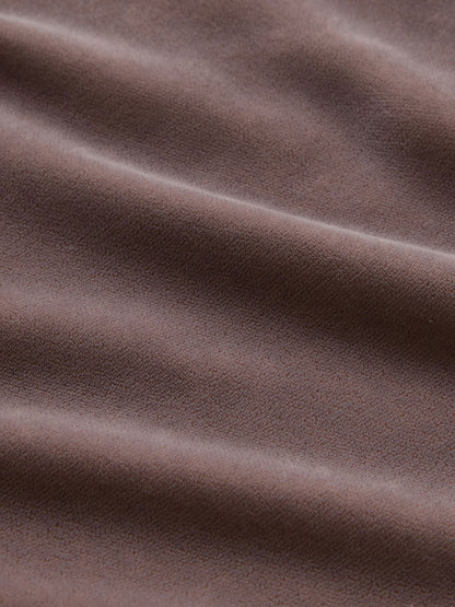Kahverengi Kadife Mini Etek