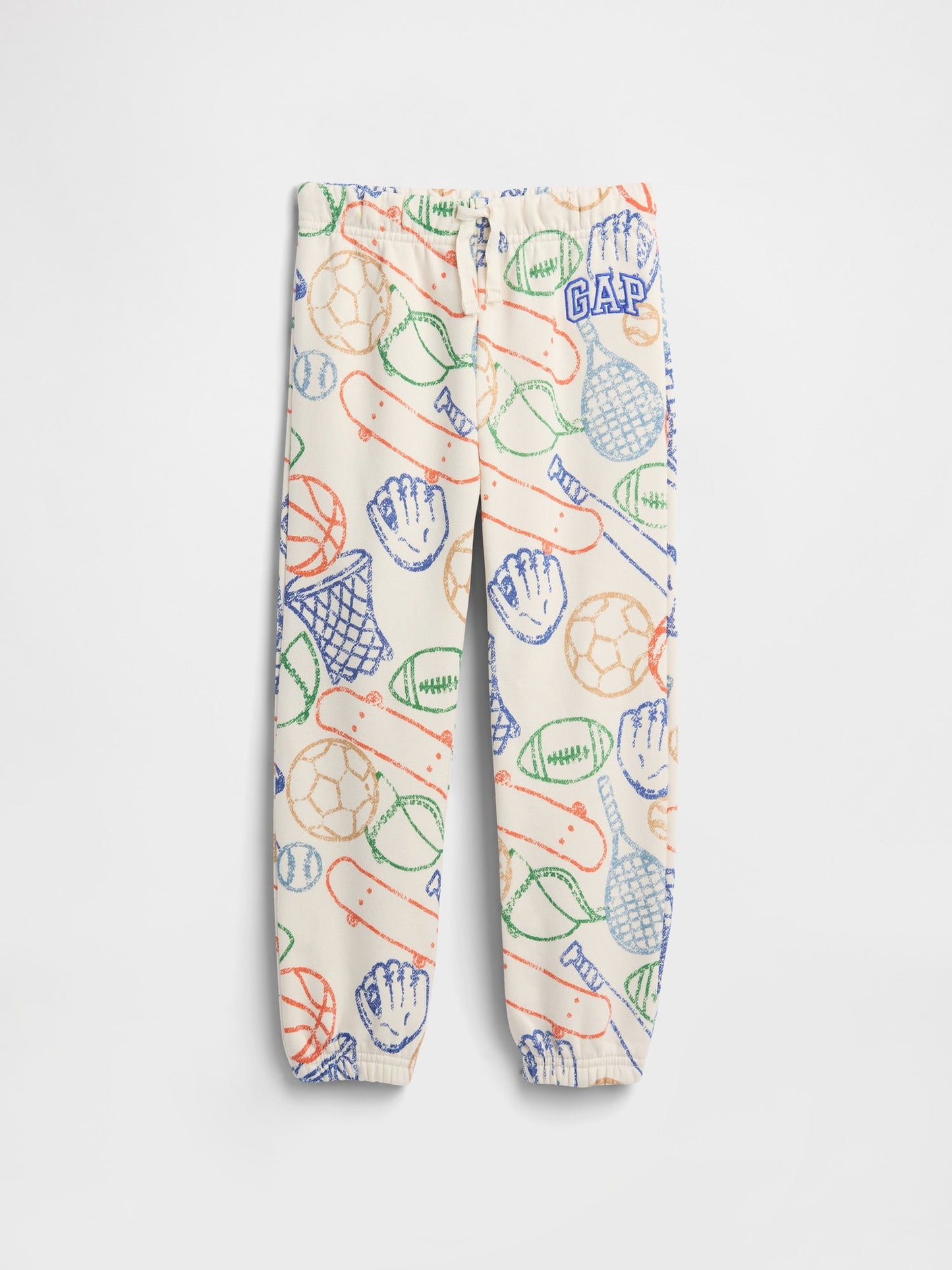 Kırık Beyaz Relaxed Gap Logo Pull-on Jogger Eşofman Altı