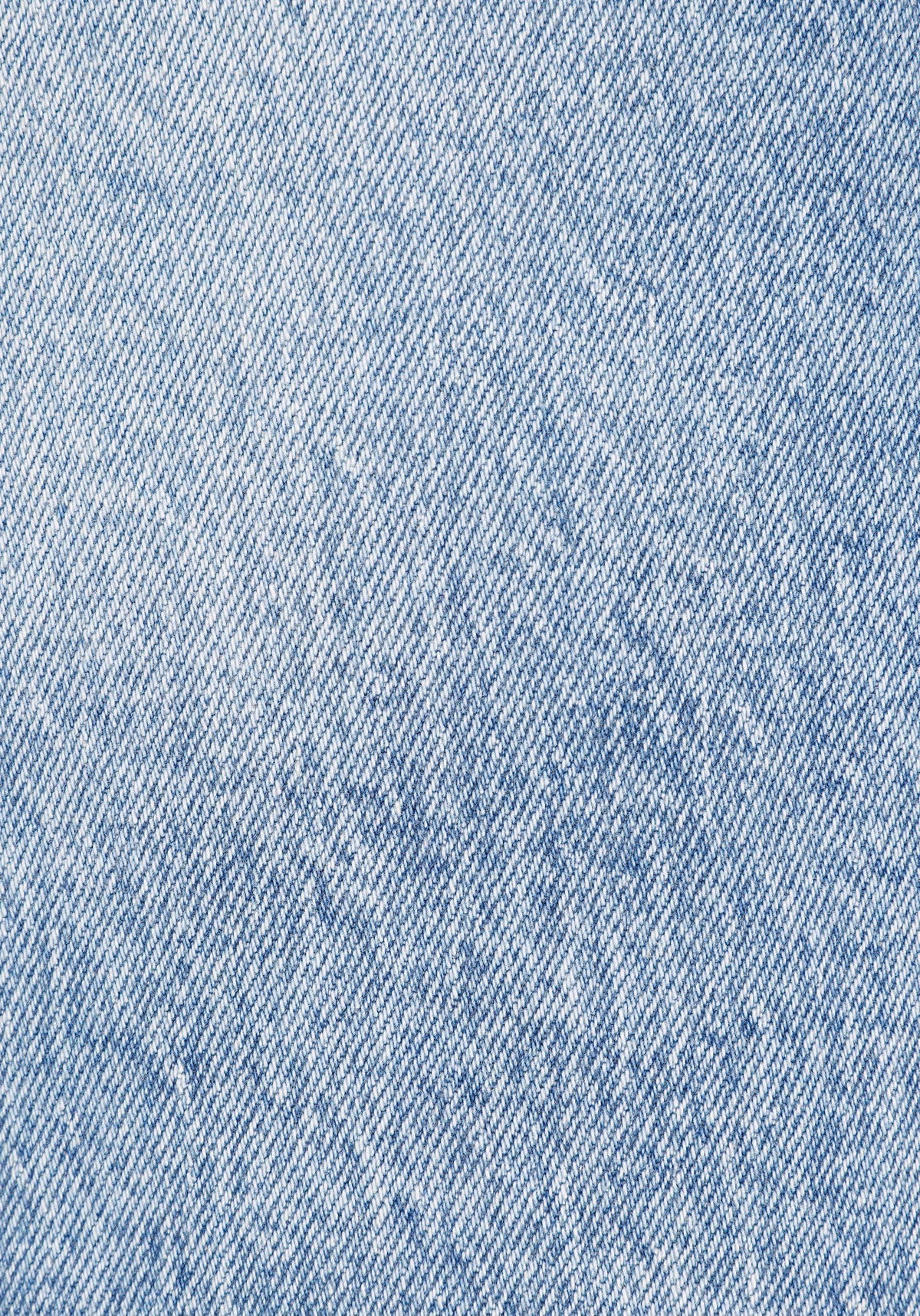 Loose Tapered Fit Erkek Indigo Jean Pantolon