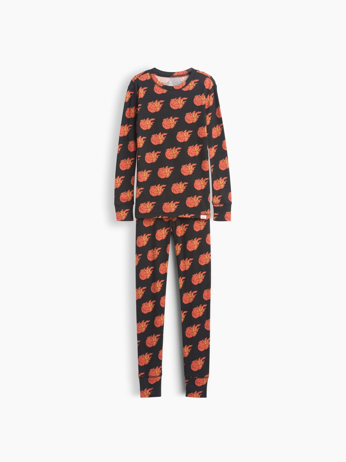 Siyah Organik Brushed Pamuk Pijama Takımı
