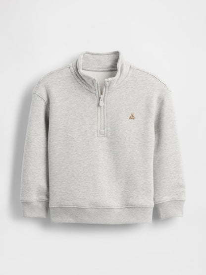 Lacivert Vintagesoft Yarım Fermuarlı Sweatshirt