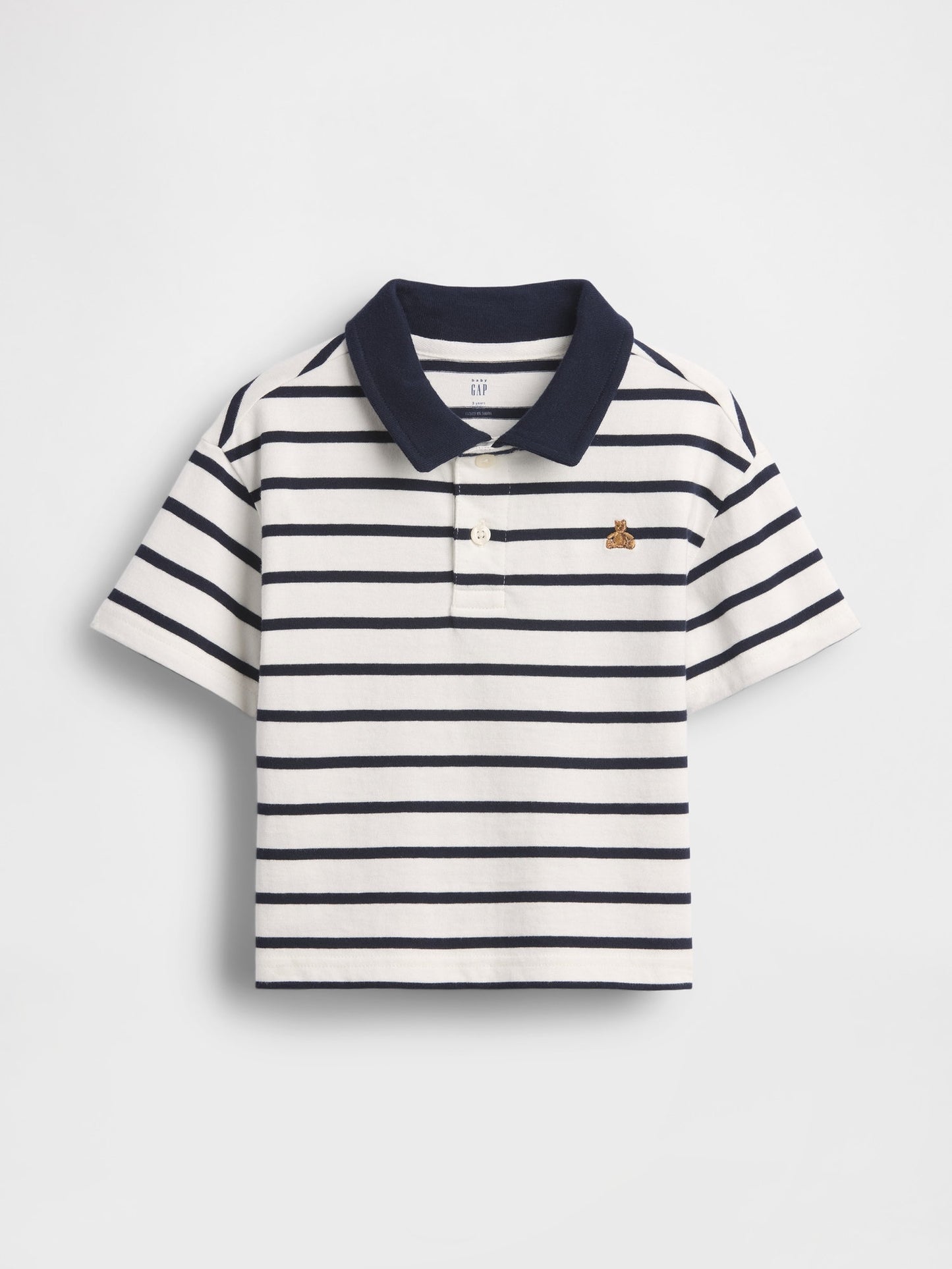 Lacivert Boxy Polo T-shirt