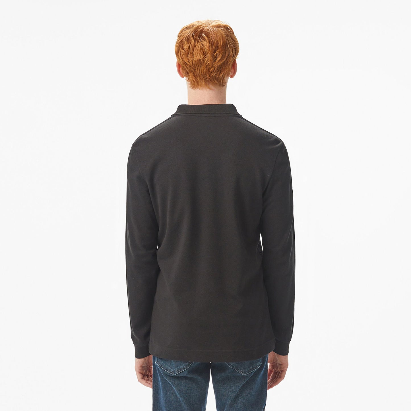 Lacoste Erkek Regular Fit Uzun Kollu Siyah Polo