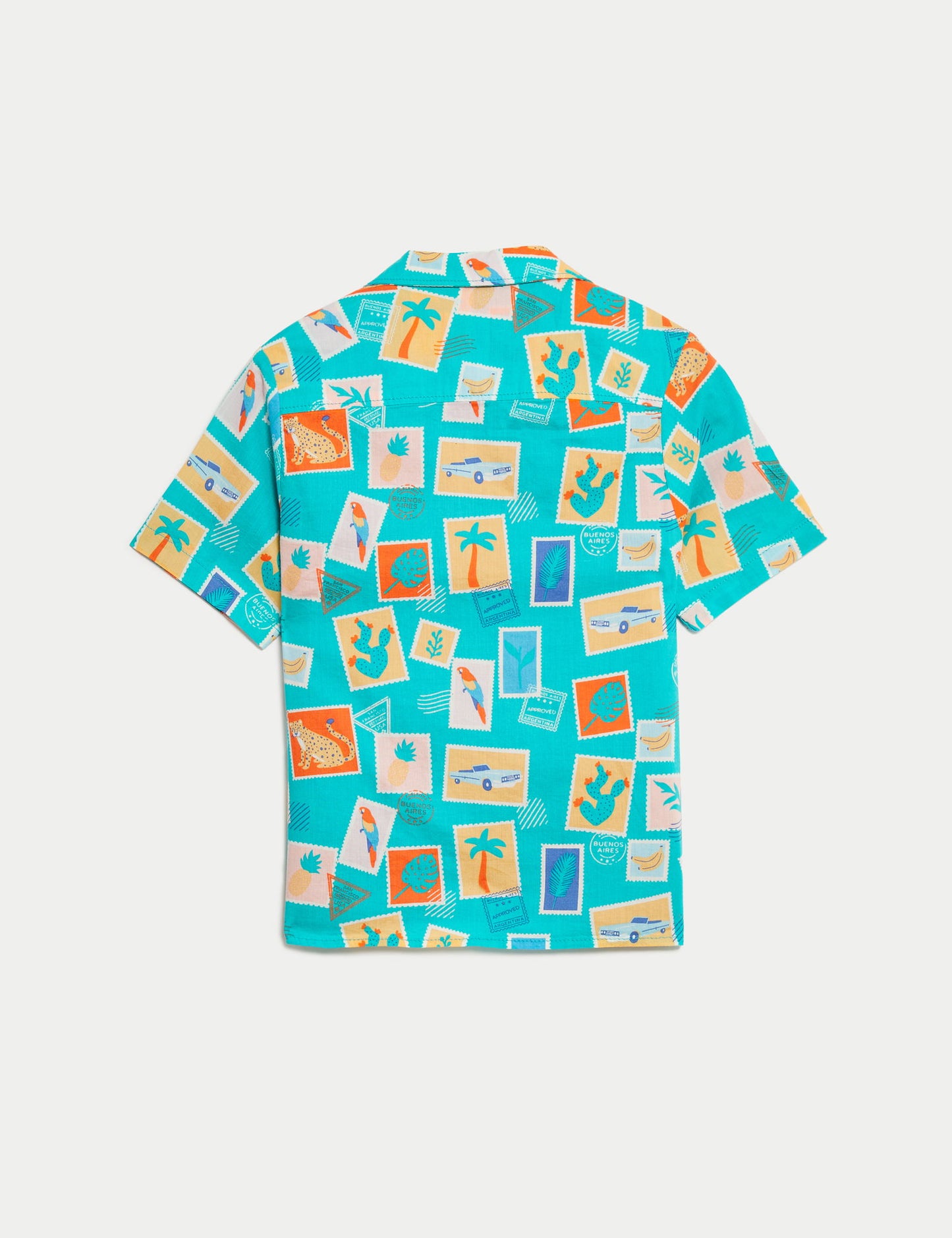 Kısa Kollu 2'li T-shirt & Gömlek Takımı (2-7 Yaş)