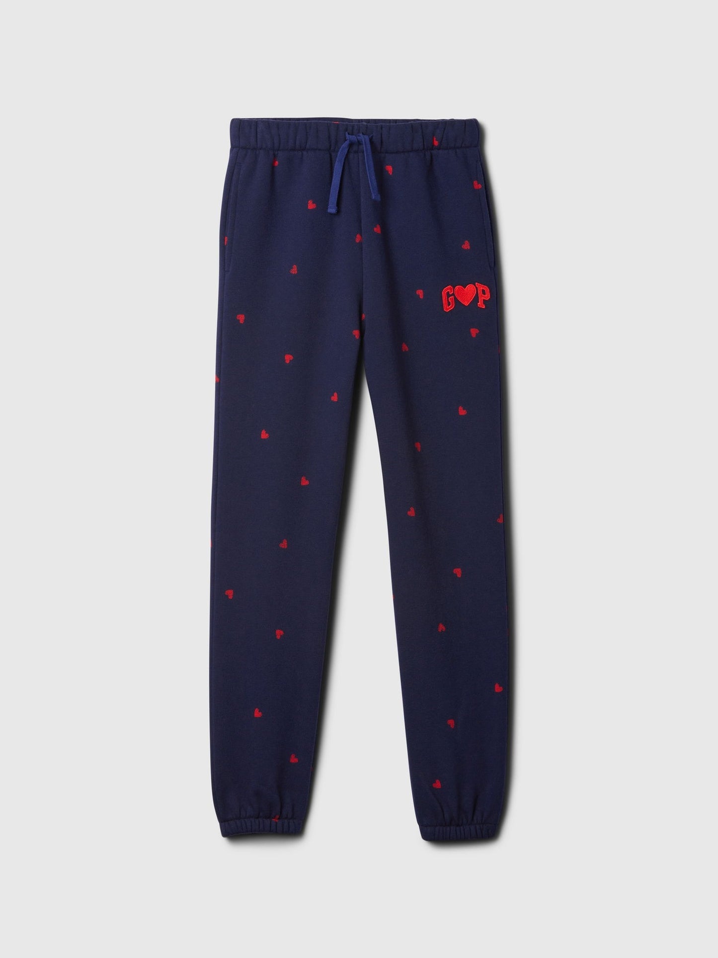 Lacivert Gap Logo Relaxed Fransız Havlu Kumaş Jogger Eşofman Altı