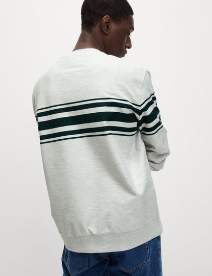 Regular Fit Waffle Sweatshirt