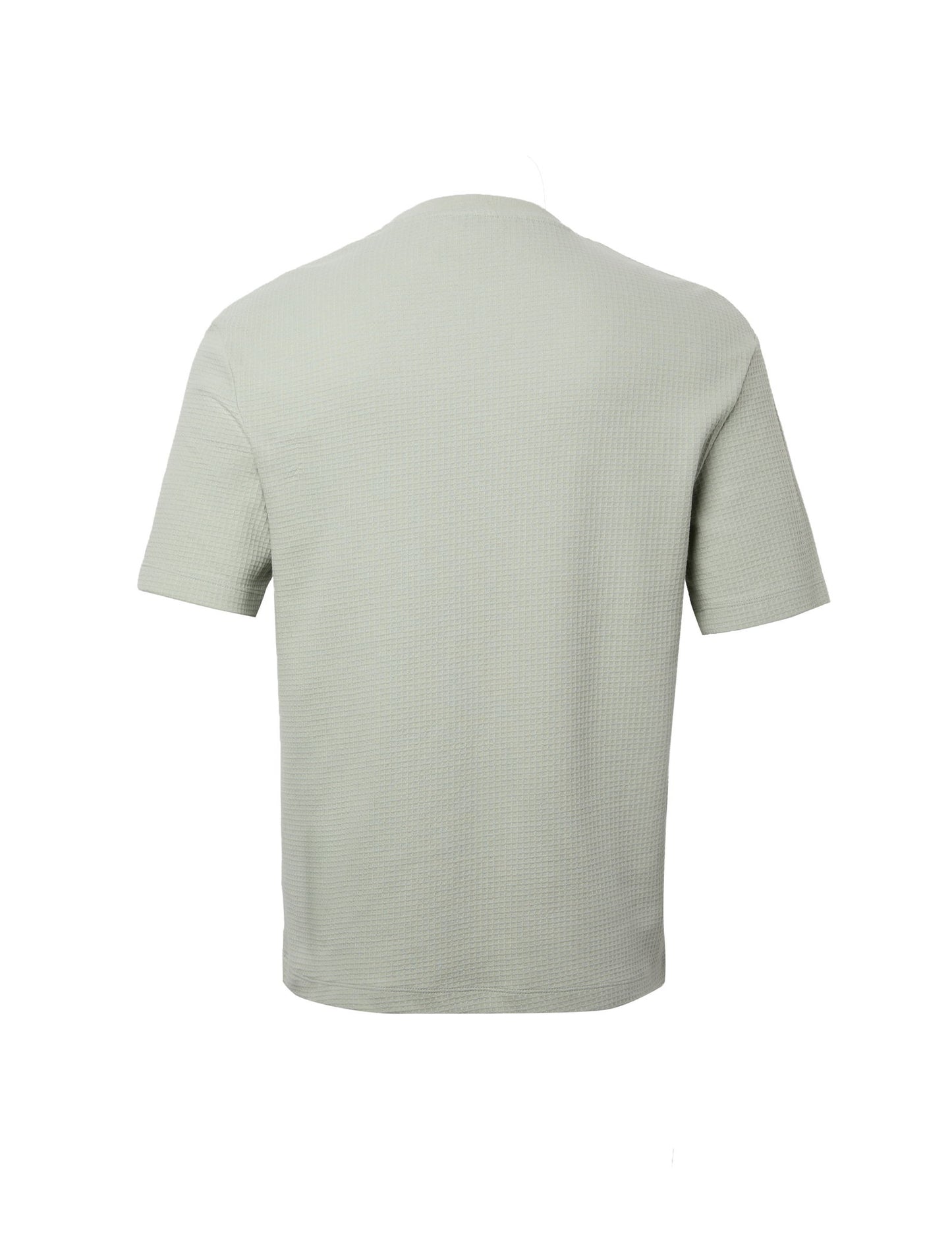 Saf Pamuklu Relaxed Waffle T-shirt