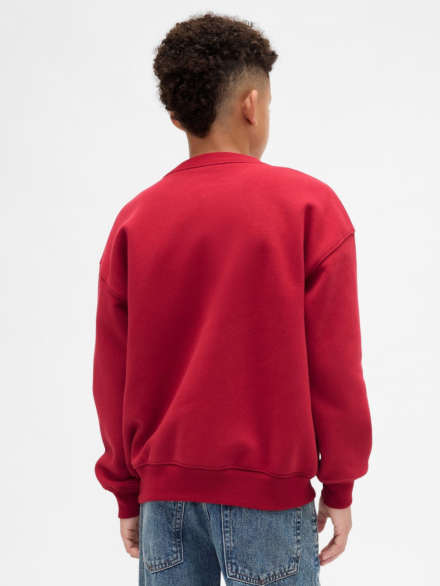 Kırmızı Brannan Bear Logo Sweatshirt