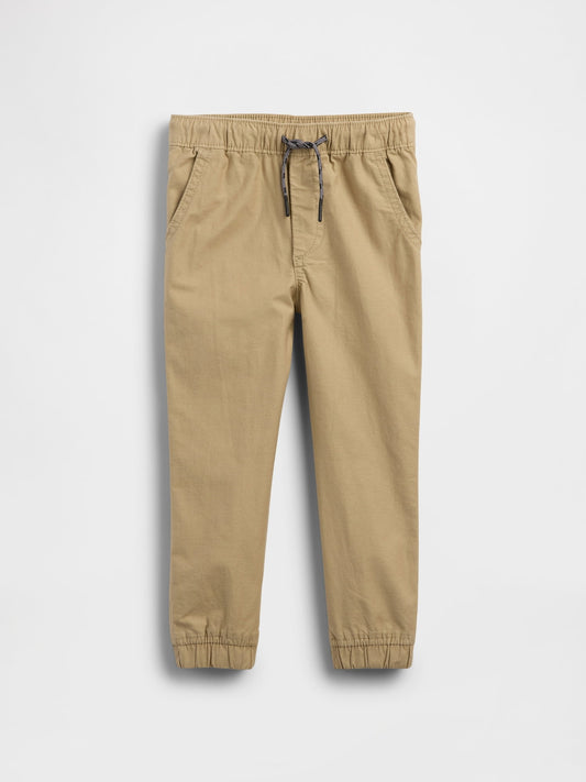 Açık Kahverengi Pull-on Jogger Pantolon
